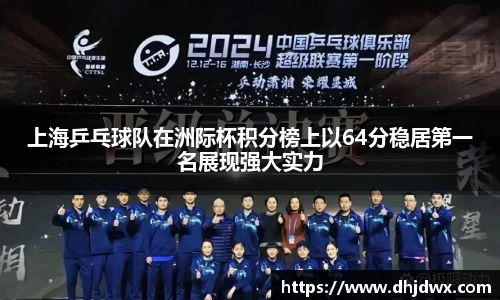 上海乒乓球队在洲际杯积分榜上以64分稳居第一名展现强大实力
